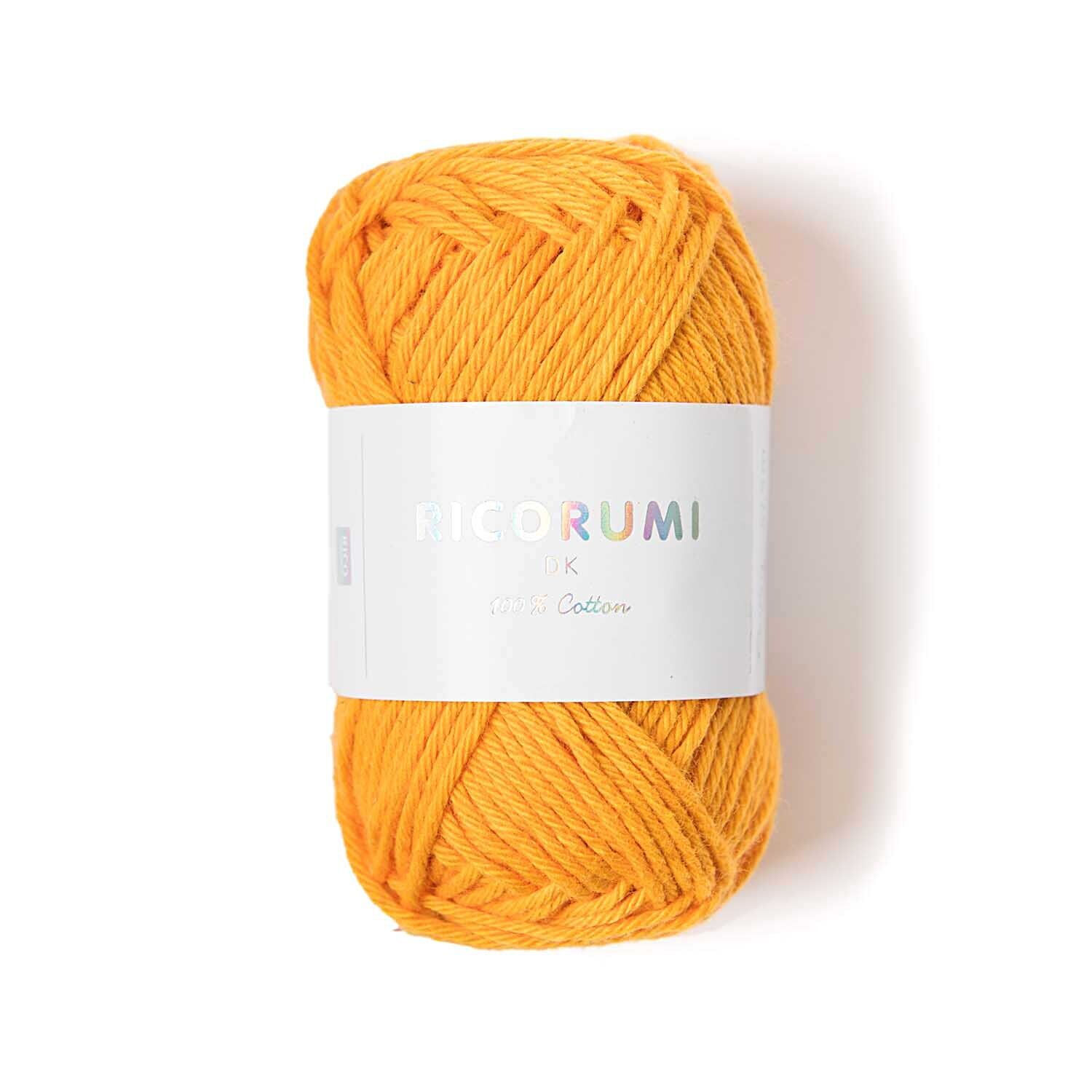 Ricorumi dk Hkelgarn, 100% Baumwolle, 25 g, Mandarine