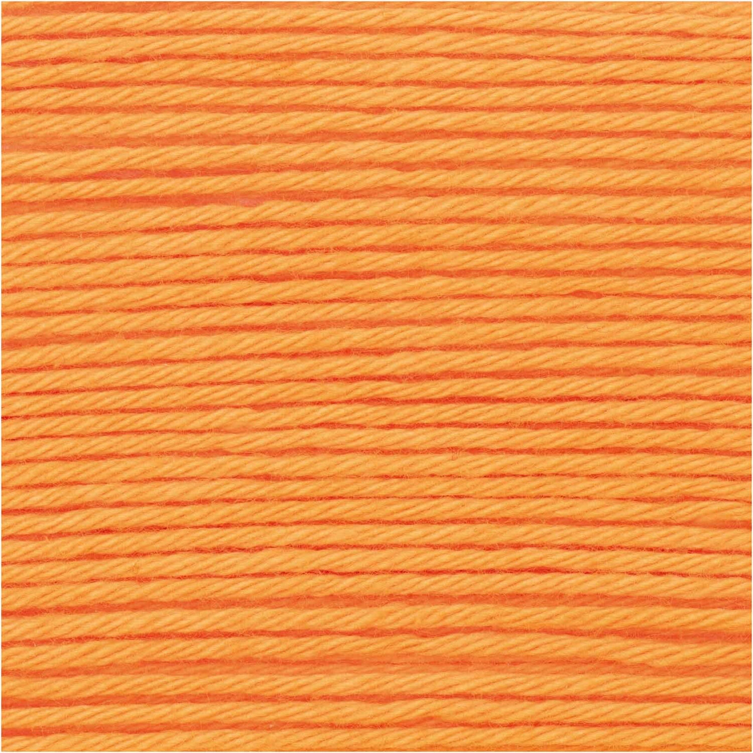 Ricorumi dk Hkelgarn, 100% Baumwolle, 25 g, Mandarine Bild 2