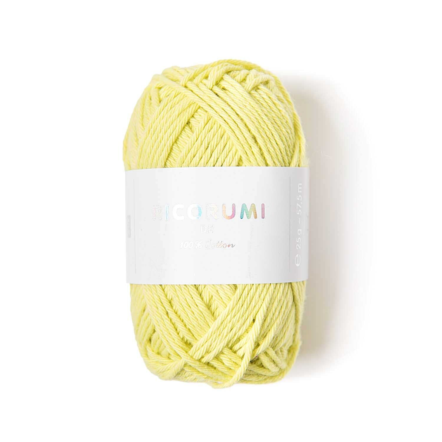 Ricorumi dk Hkelgarn, 100% Baumwolle, 25 g, Hellgrn