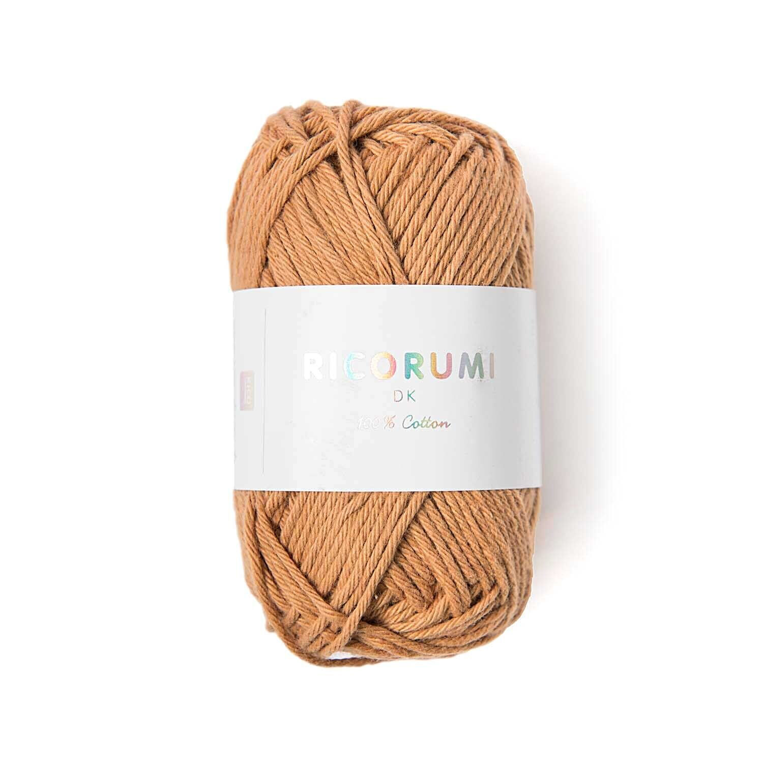 Ricorumi dk Hkelgarn, 100% Baumwolle, 25 g, Karamell