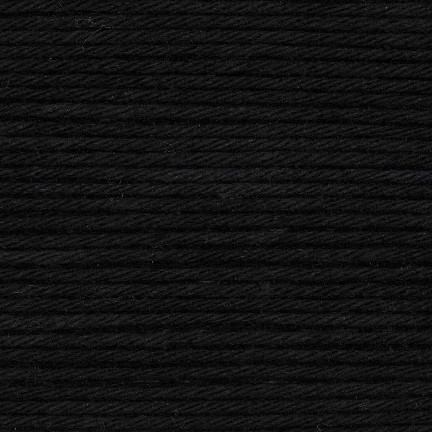 Ricorumi dk Hkelgarn, 100% Baumwolle, 25 g, Schwarz Bild 2