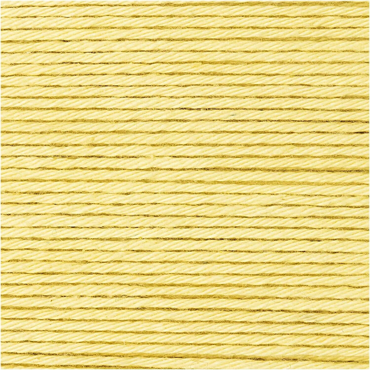 Ricorumi dk Hkelgarn, 100% Baumwolle, 25 g, Pastell Gelb Bild 2