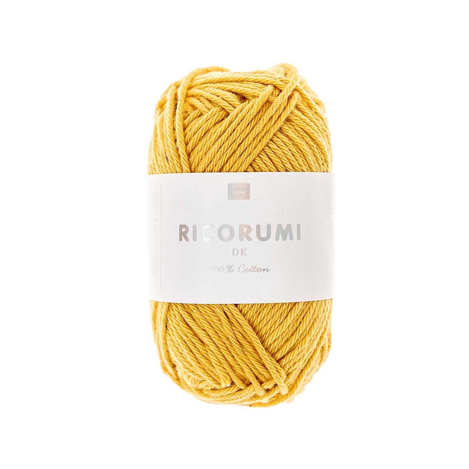 Ricorumi dk Hkelgarn, 100% Baumwolle, 25 g, Safran