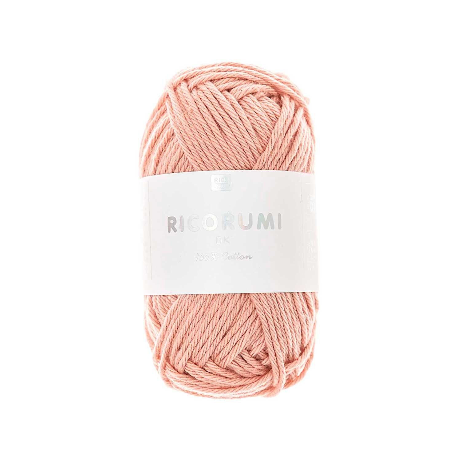 Ricorumi dk Hkelgarn, 100% Baumwolle, 25 g, Lotus