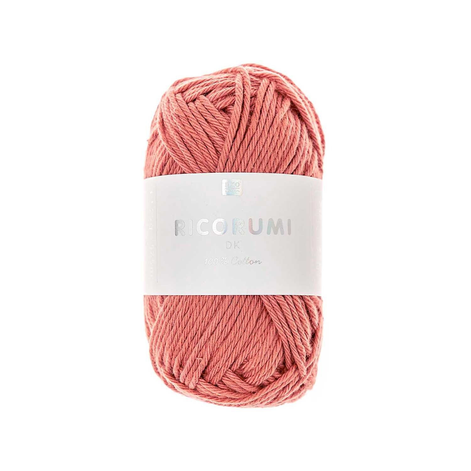 Ricorumi dk Hkelgarn, 100% Baumwolle, 25 g, Terracotta