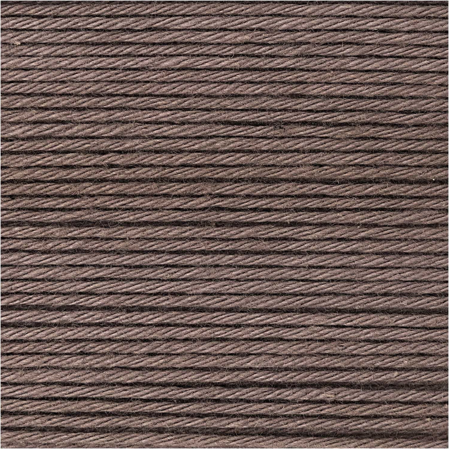 Ricorumi dk Hkelgarn, 100% Baumwolle, 25 g, Holz Bild 2