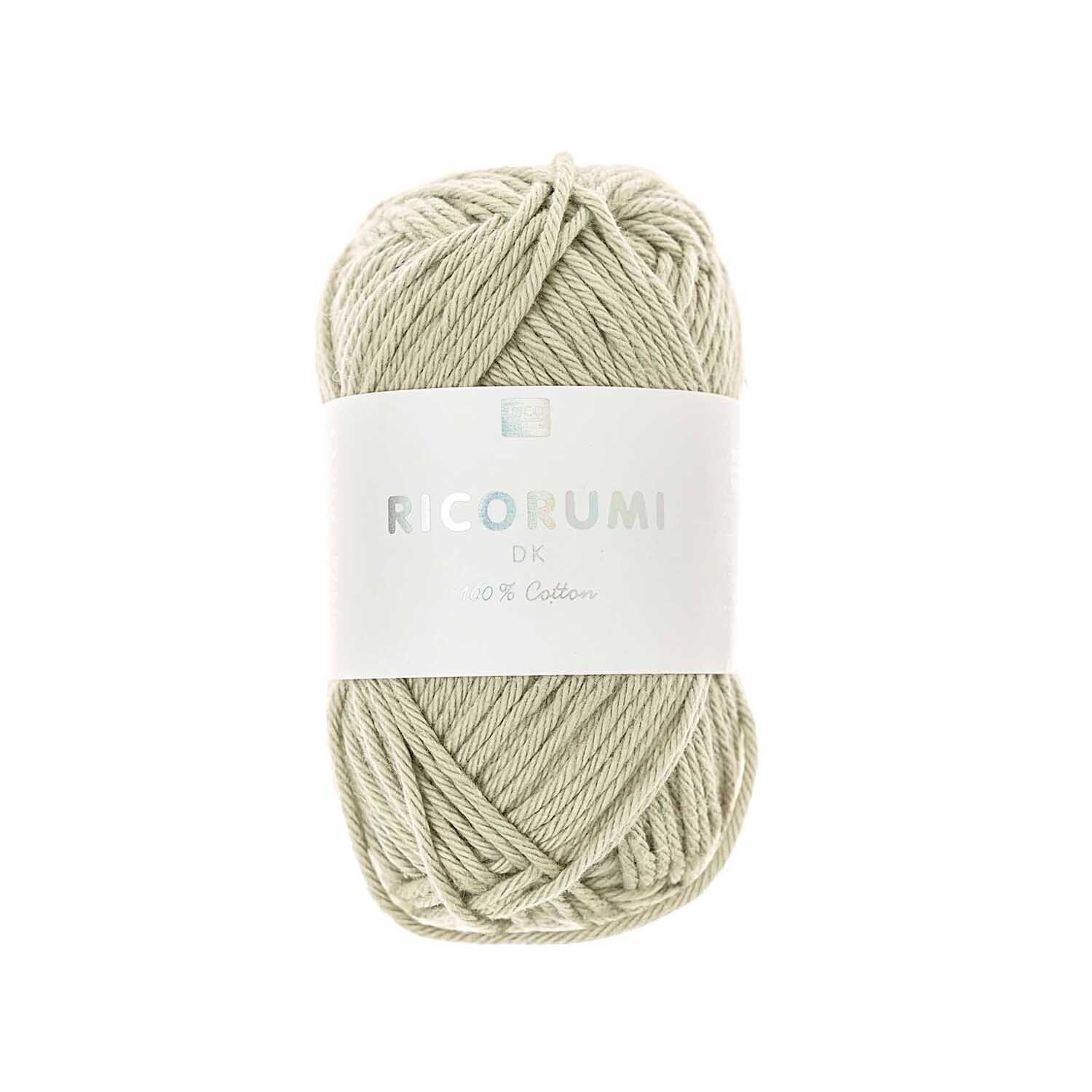 Ricorumi dk Hkelgarn, 100% Baumwolle, 25 g, Schilf