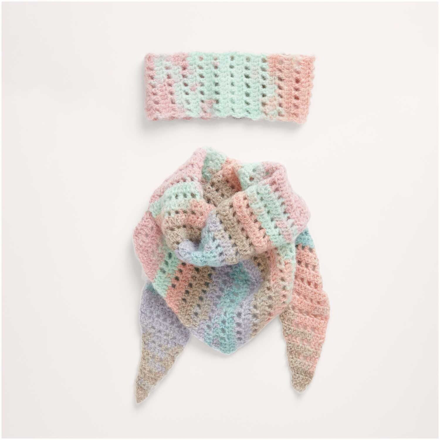 Creative Painted Power Strickgarn, 43% Polyacryl, 41% Polyester, 9% Polyamid, 7% Wolle, 100 g, Pastel Bild 3