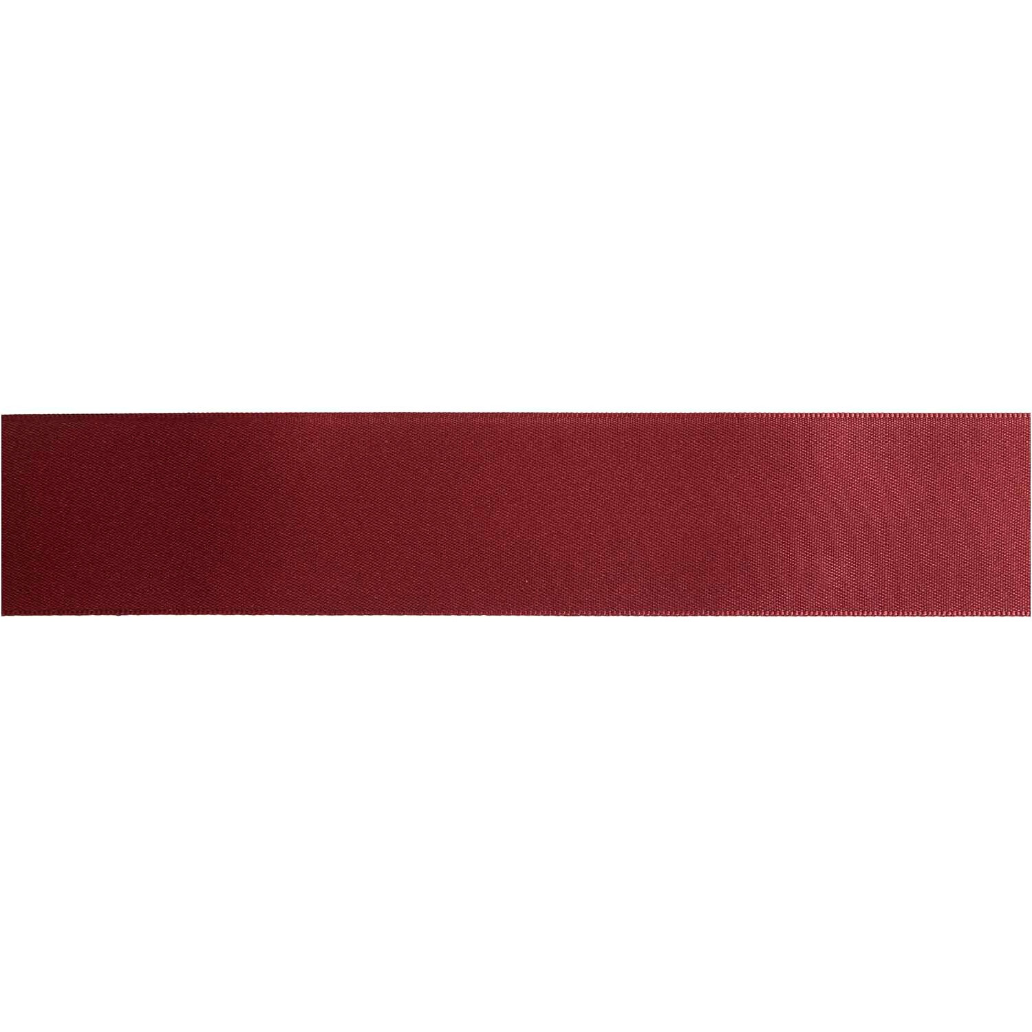 Satinband, 100% Polyester, Bordeaux, 16 mm x 3 m Bild 2