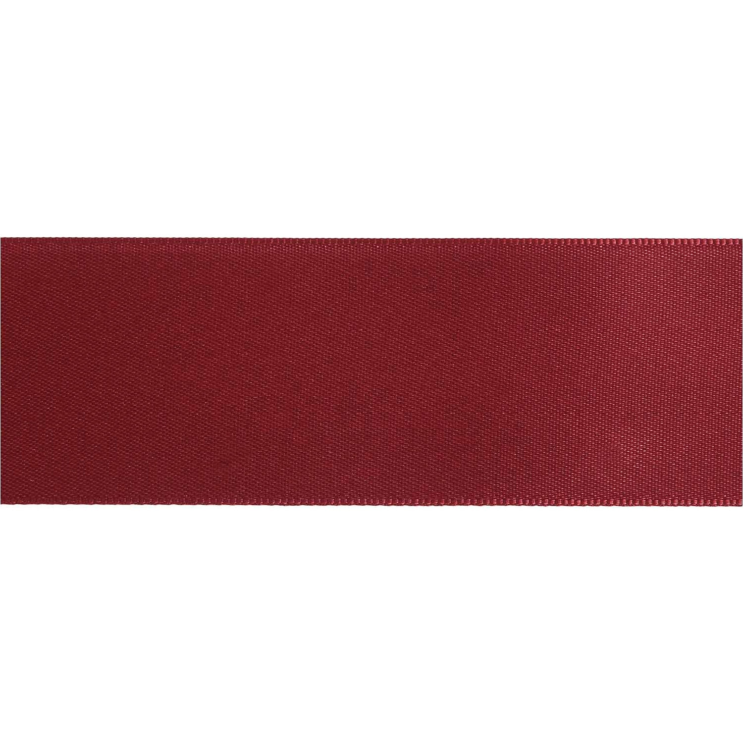 Satinband, 100% Polyester, Bordeaux, 38 mm x 3 m Bild 2