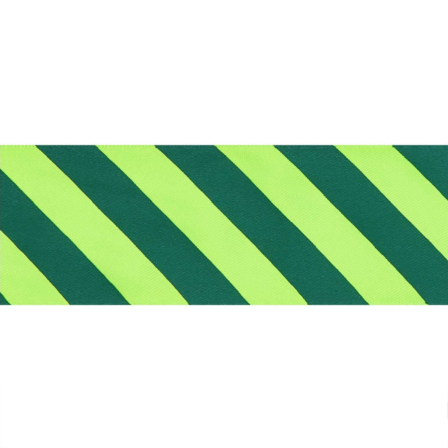 Satinband Streifen, 100% Polyester, Grn, 38 mm x 3 m Bild 2