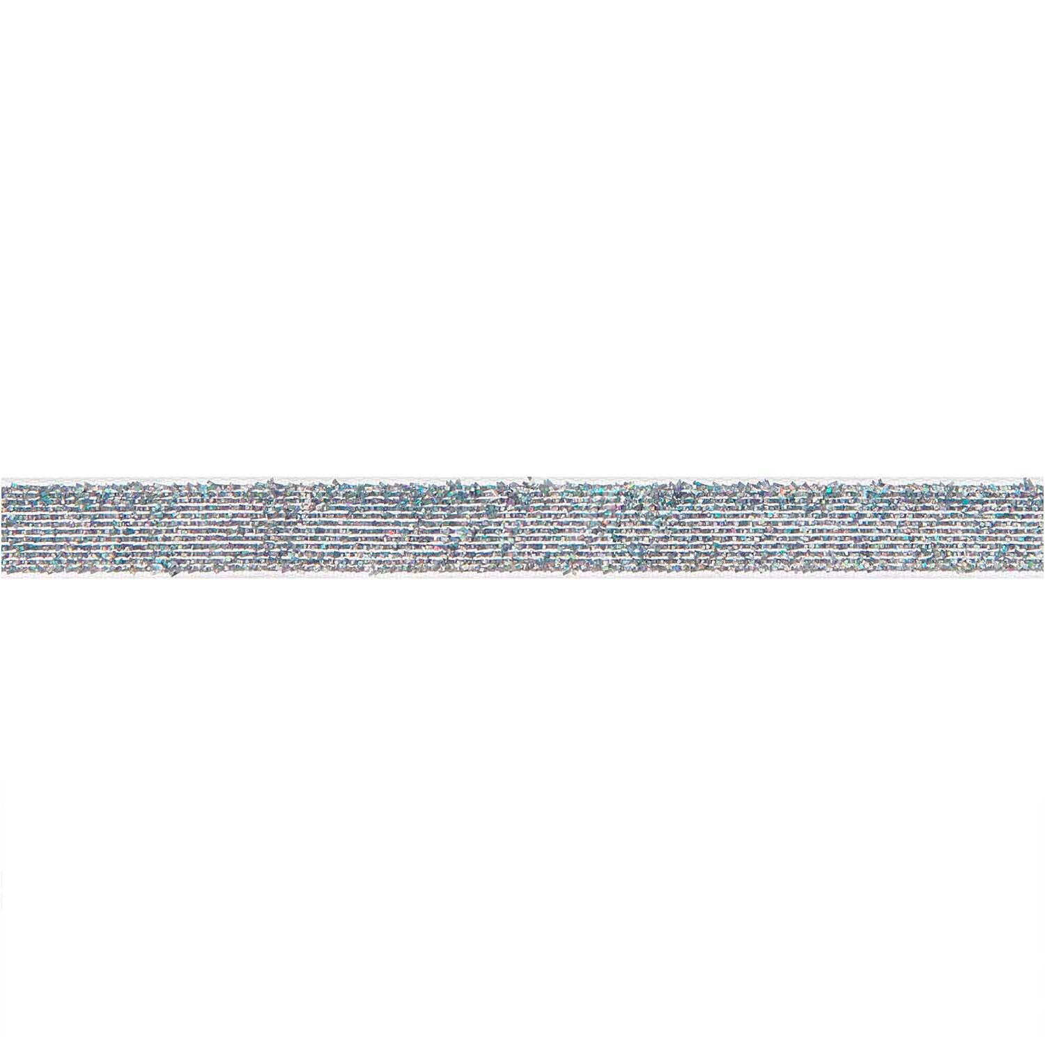 Glitzerband, 100% Polyester, Irisierend, 10 mm x 3 m Bild 2