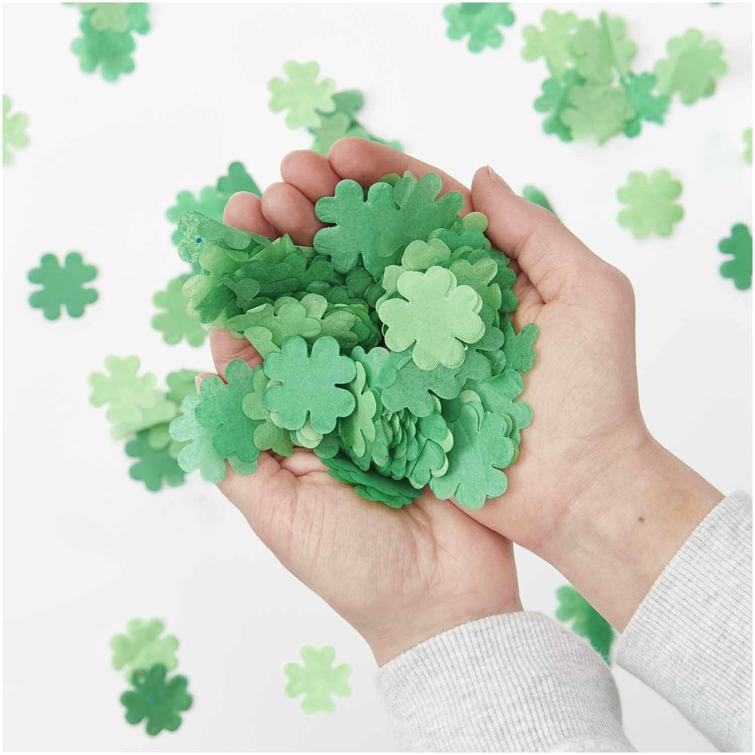 Konfetti Kleeblatt, Grn, 20 g Bild 3