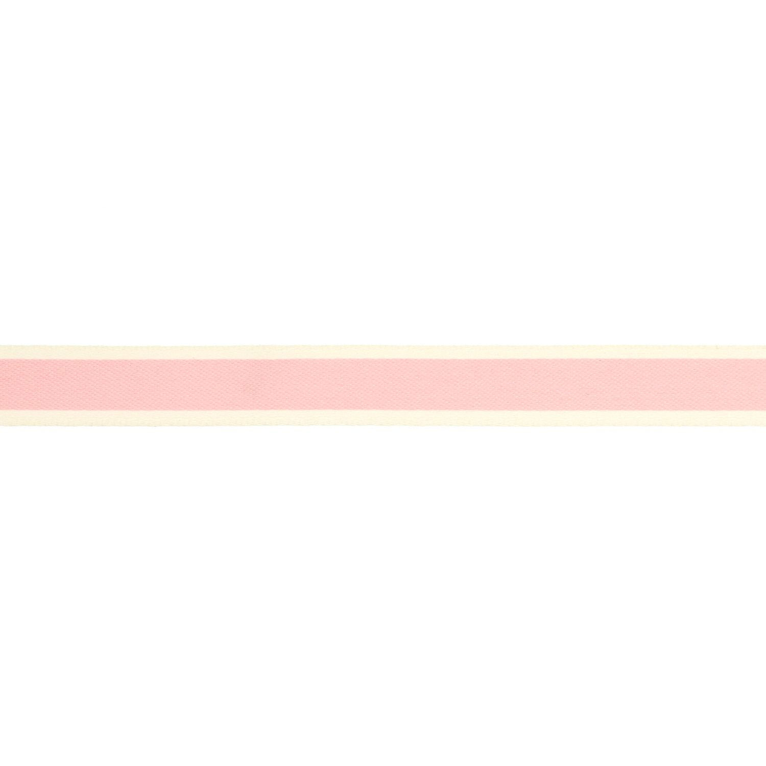 Webband Duo Streifen, 100% Polyester, Gelb-Pink, 16 mm x 3 m Bild 2