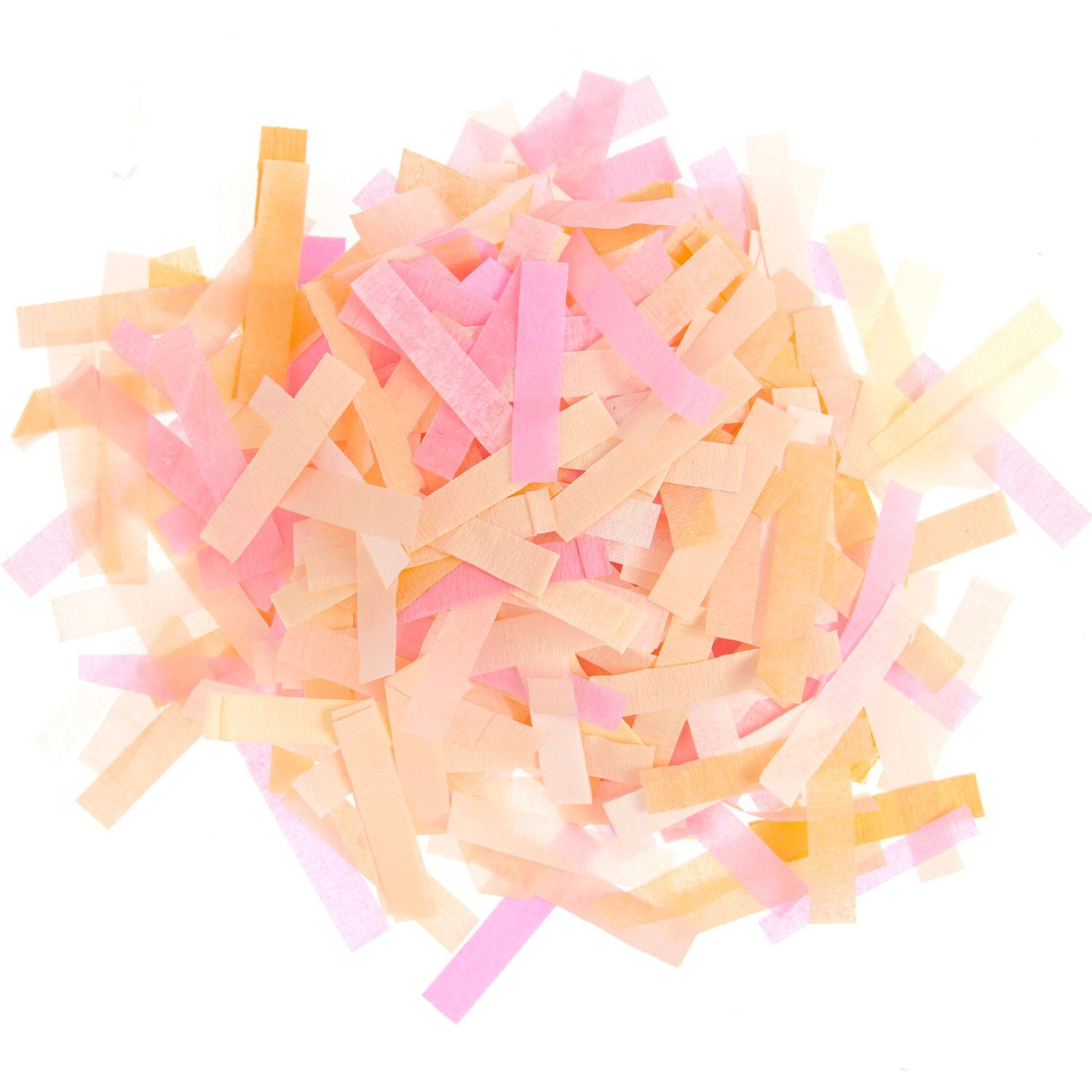 Krepp-Konfetti Streifen, Bltenfarben Mix, 15 g