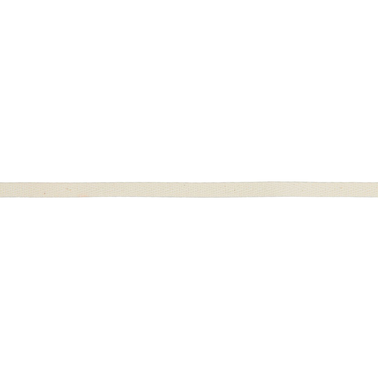 Baumwollband, 100% Baumwolle, Natur, 6 mm x 3 m Bild 2