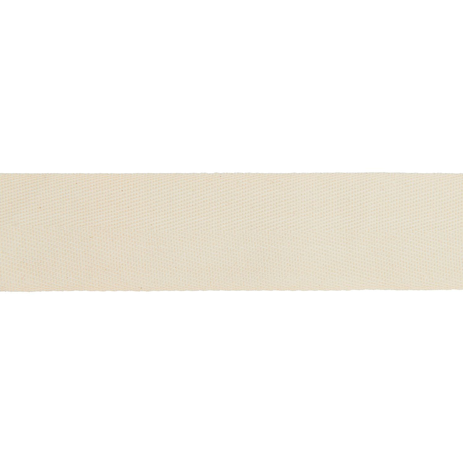 Baumwollband, 100% Baumwolle, Natur, 38 mm x 3 m Bild 2