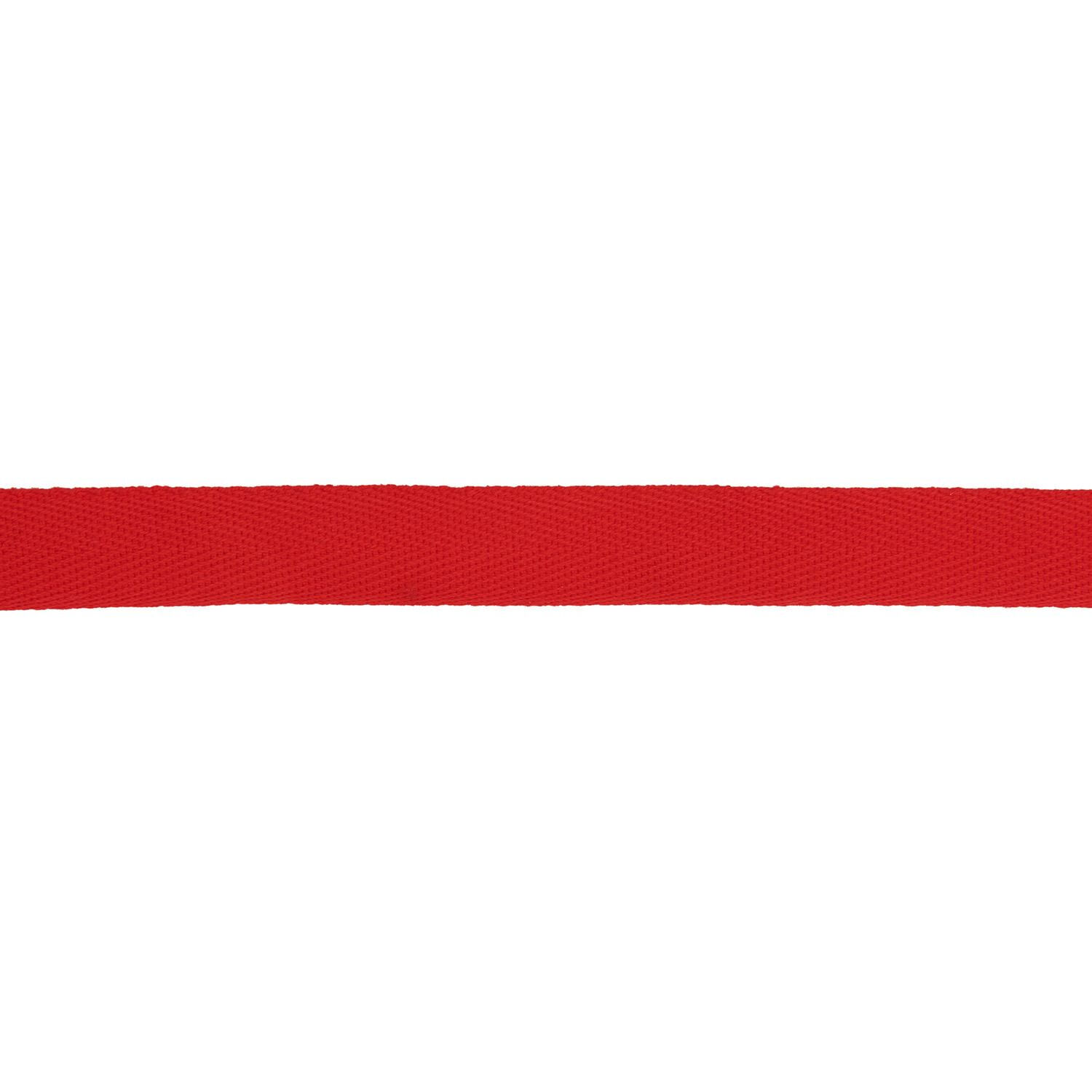 Baumwollband, 100% Baumwolle, Rot, 16 mm x 3 m Bild 2