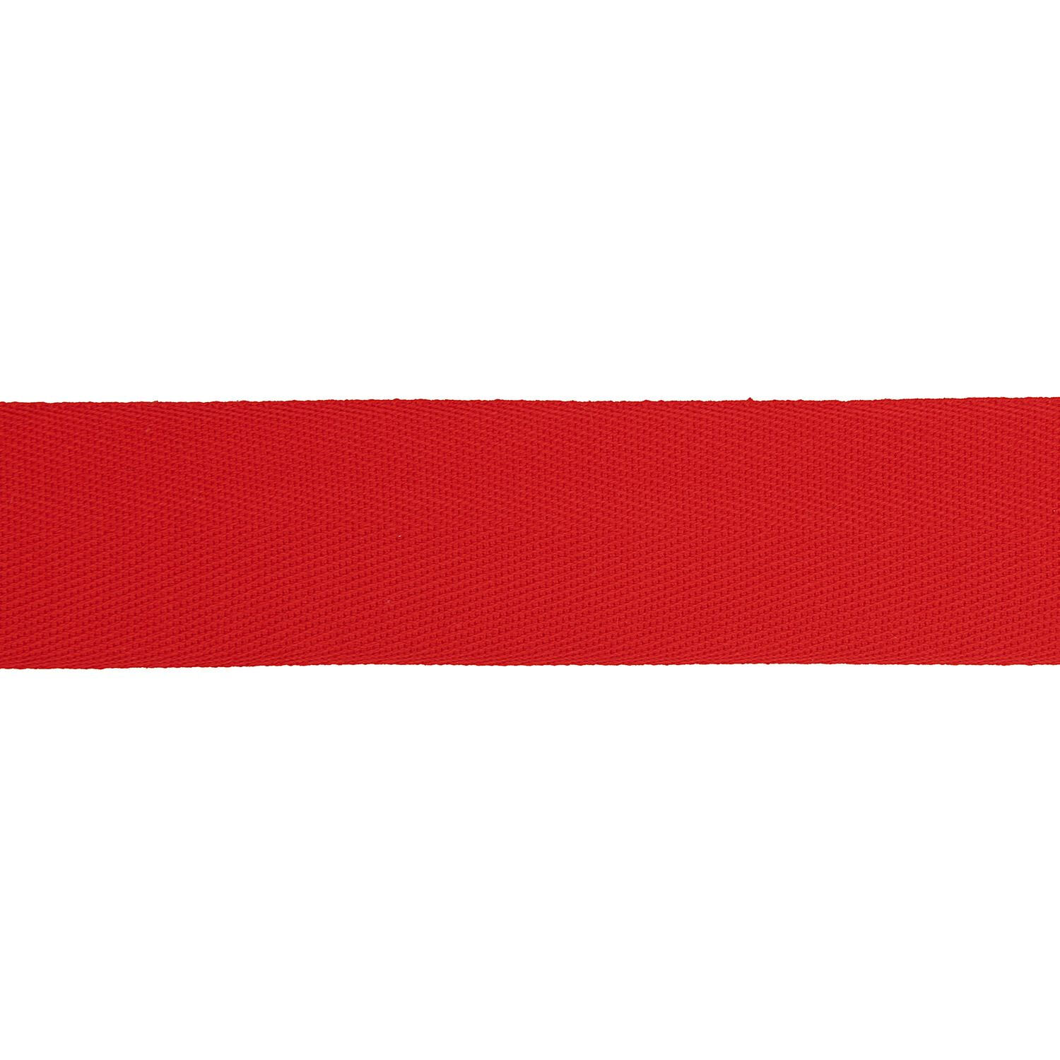 Baumwollband, 100% Baumwolle, Rot, 38 mm x 3 m Bild 2