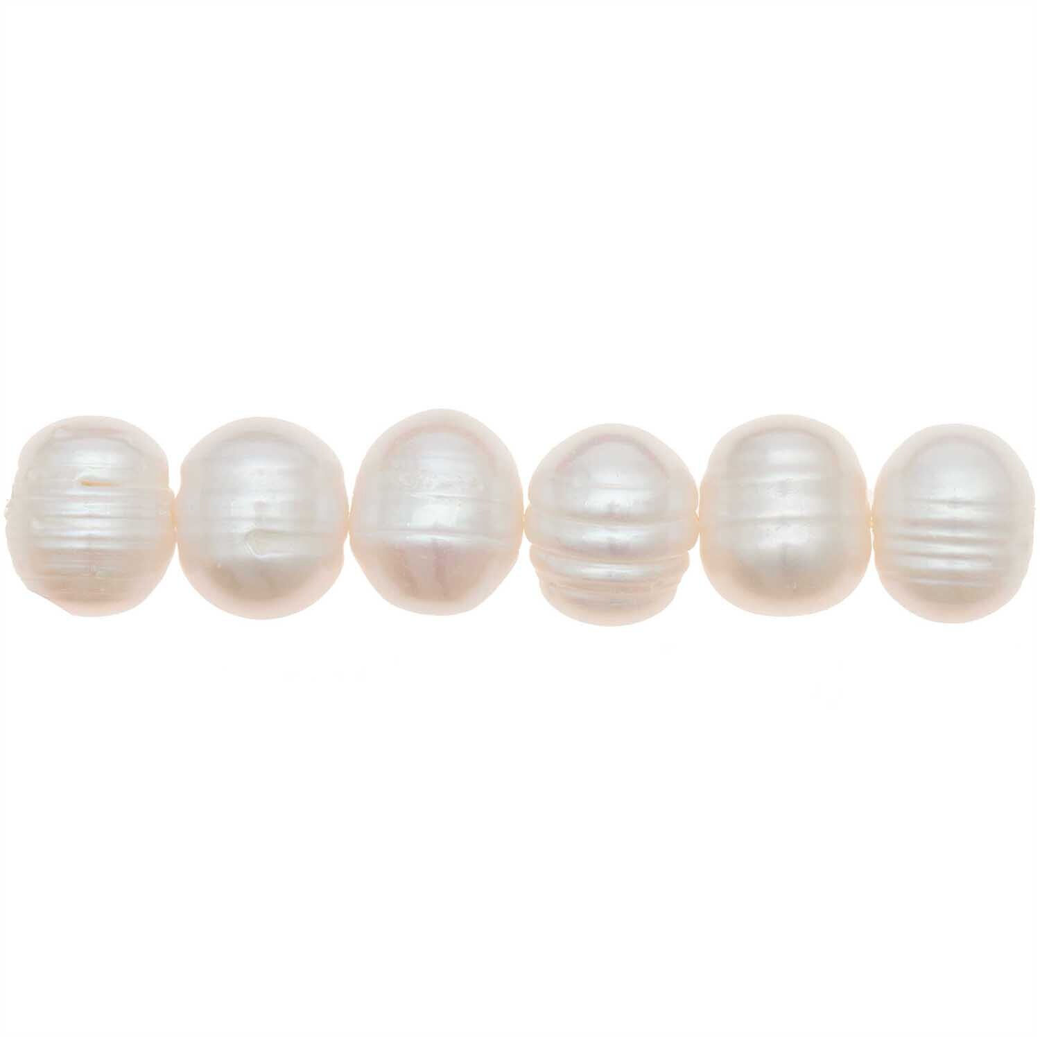 Swasserperlen Itoshii, 11 - 12 mm, 10 Stk, Natur