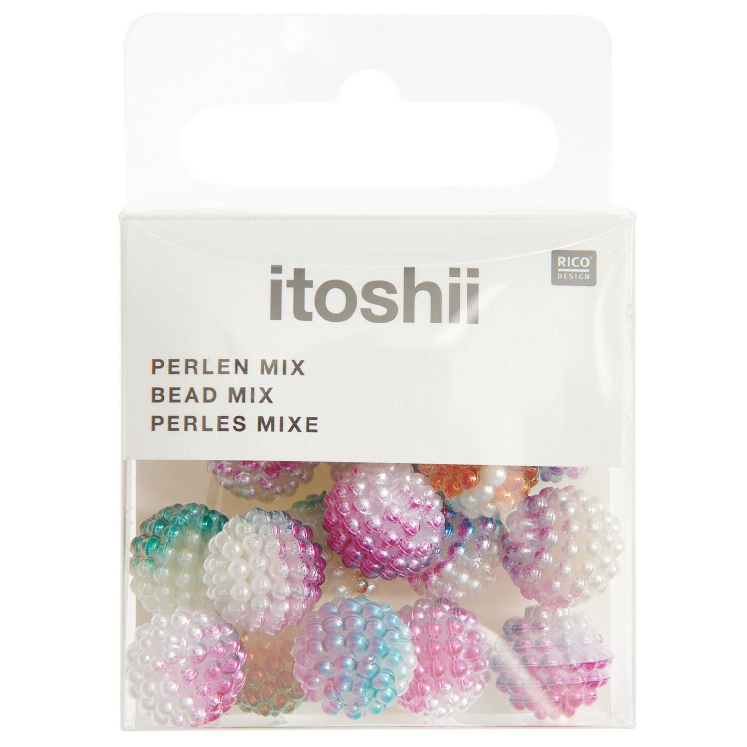 Kunststoff-Perlen, Itoshii, Bundle, 11 mm, 20 Stk, Farbverlauf Bild 2