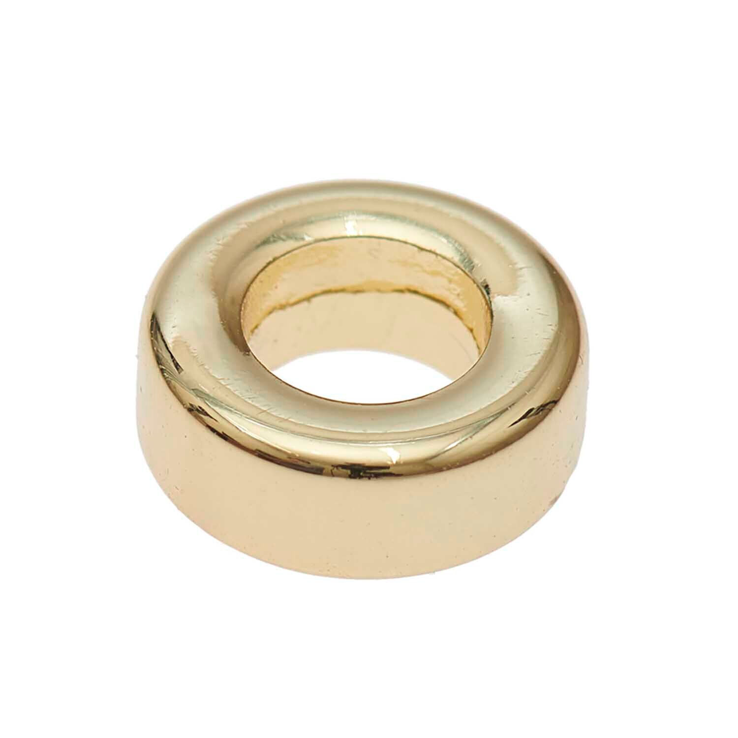 Metall Groloch-Perlen, Itoshii Ponii, Ring, 9 x 3,5 mm, 10 Stk, Gold Bild 3
