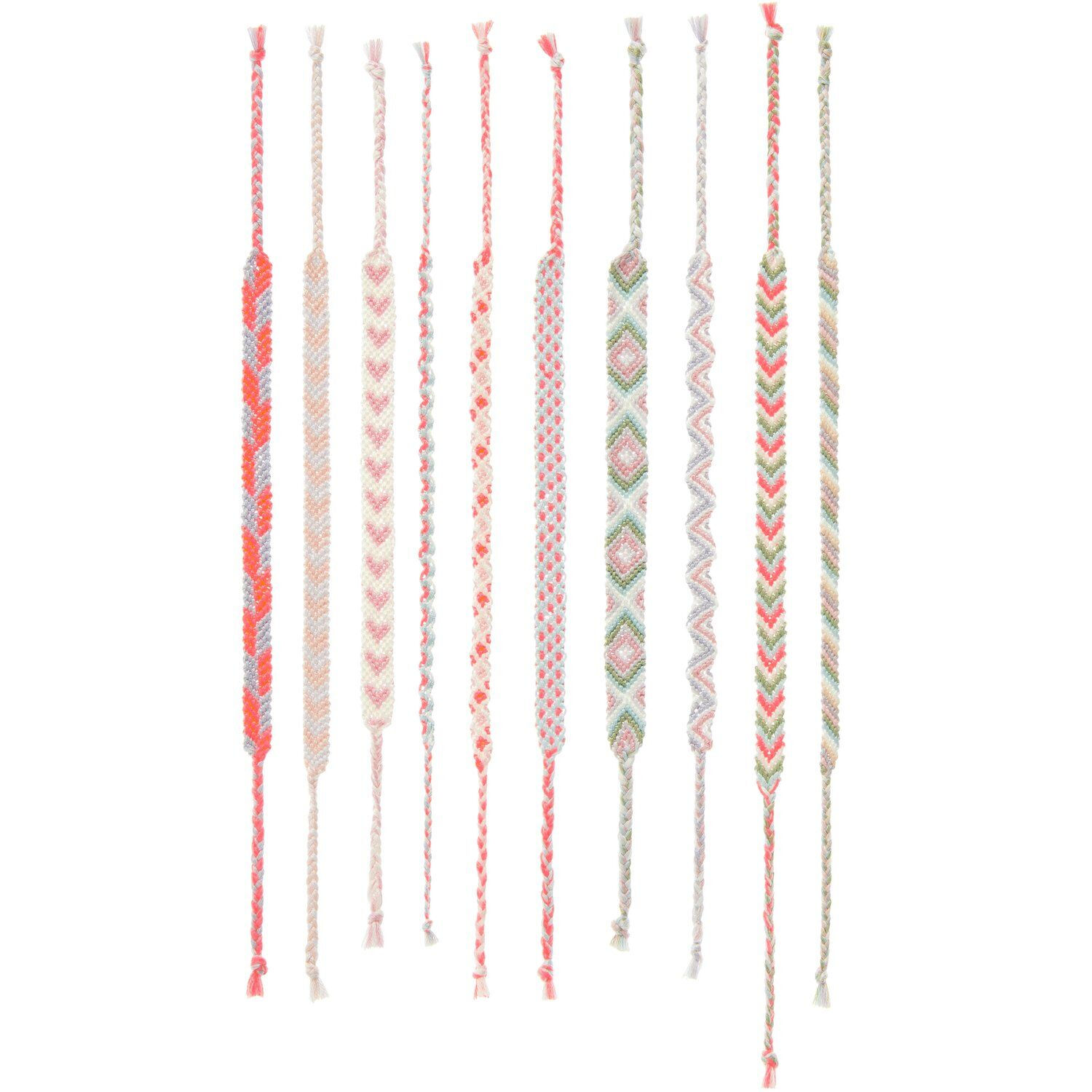 DIY Freundschaftsarmb�nder Set, 10 Farben je 8m, Pastel Colours Bild 4