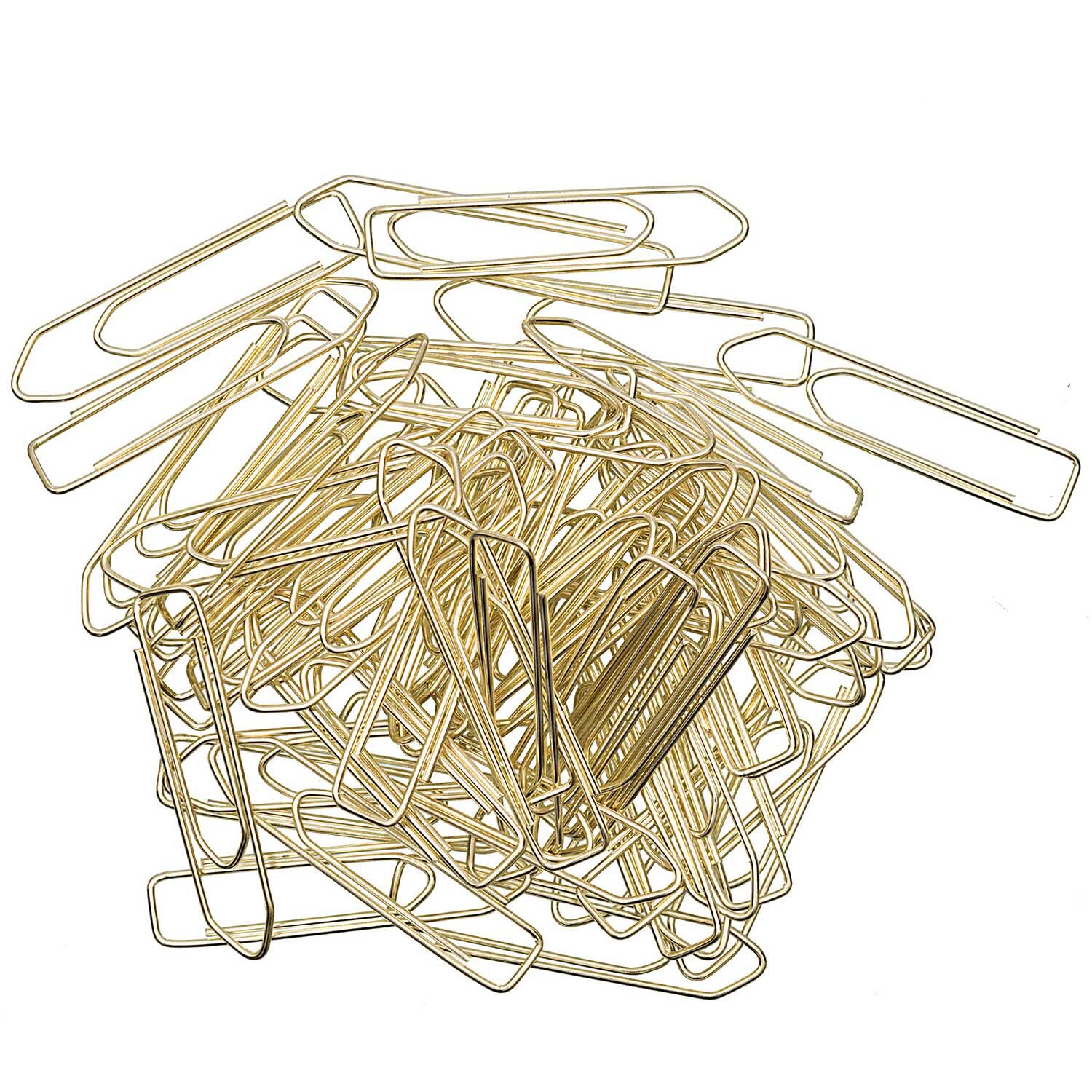 NEU B�roklammern gro�, gold, 60 St�ck