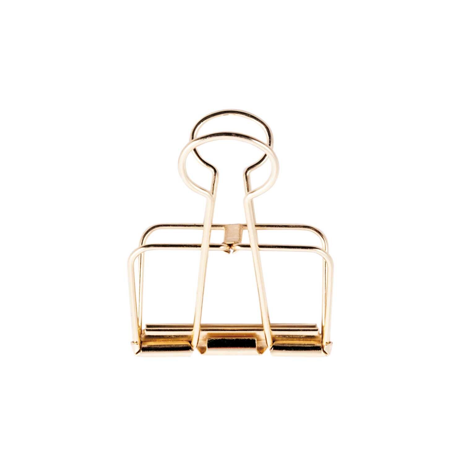 NEU Wire Clips, gold, 19 mm, 6 Stck