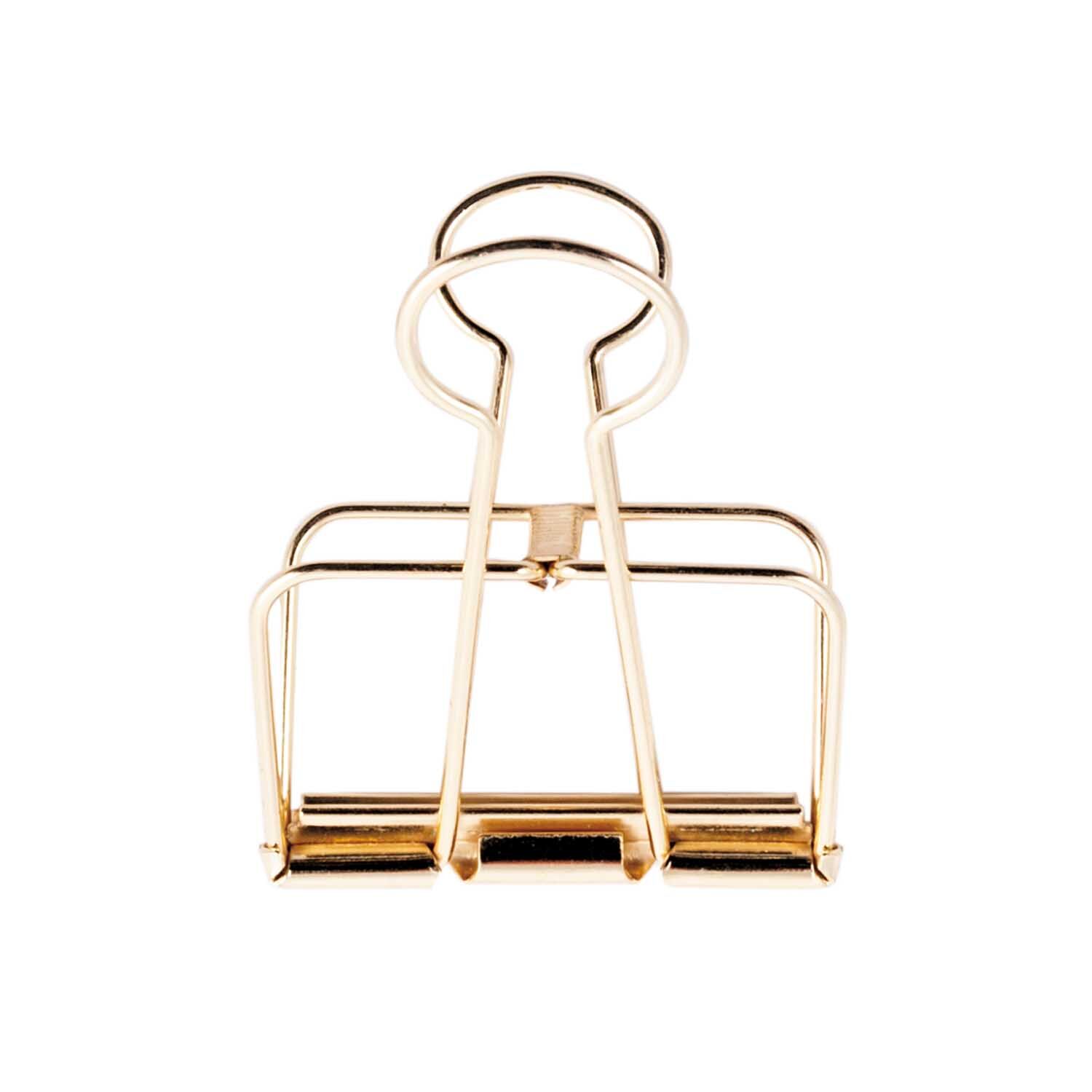 NEU Wire Clips, gold, 32 mm, 3 Stck