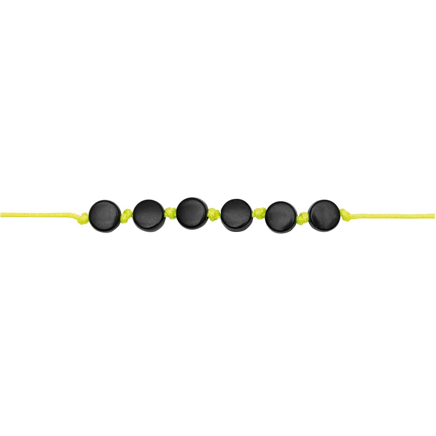 Kunststoff-Perlen, rund, 7 x 4 mm, 165 Stk, Schwarz
