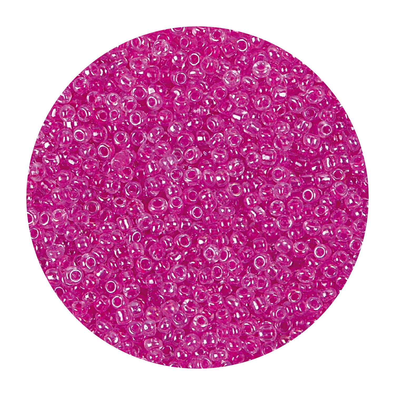 Rocailles-Perlen, 2 mm, 14 g, Pink Regenbogen