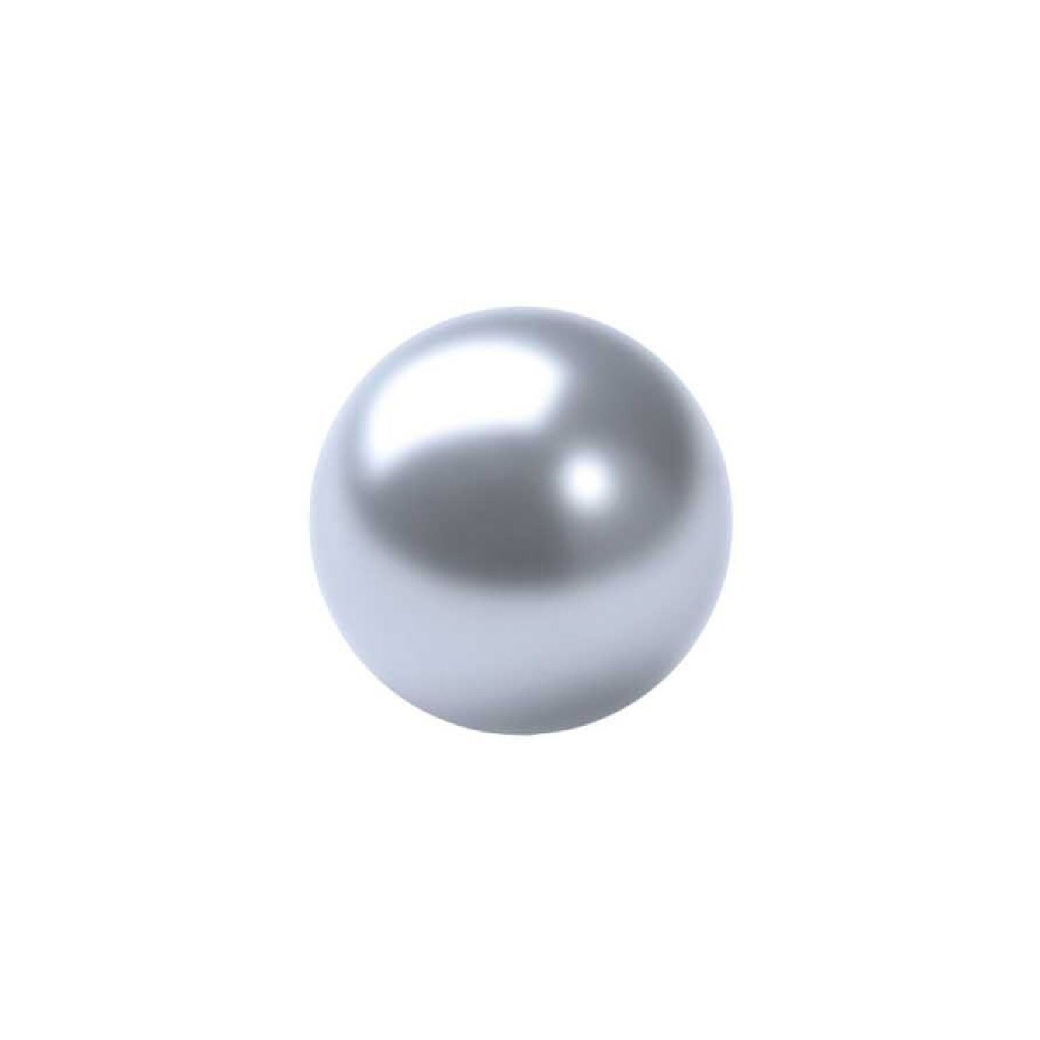 Renaissance Glasperle, rund, 8 mm, 25 Stk, Eisblau