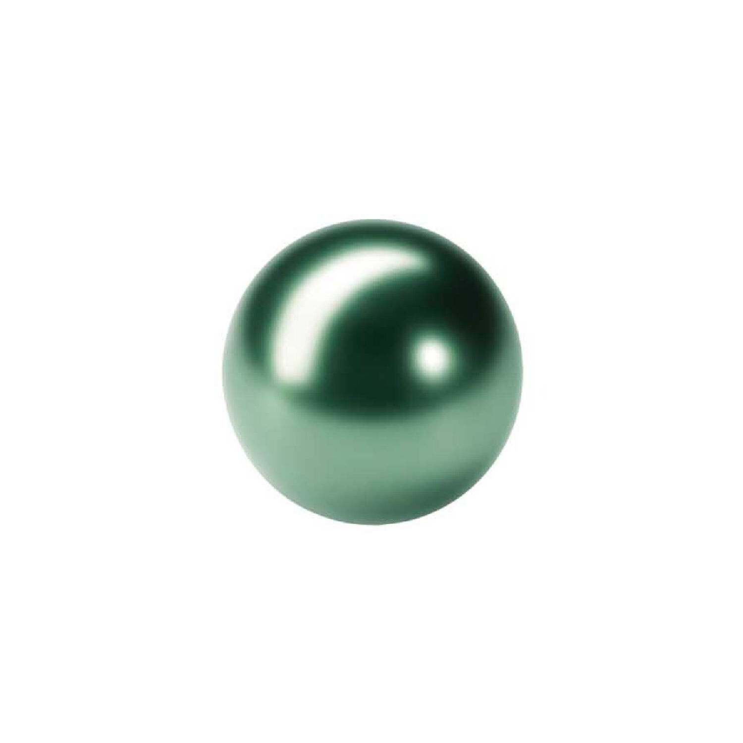 Renaissance Glasperle, rund, 4 mm, 100 Stk, Smaragd