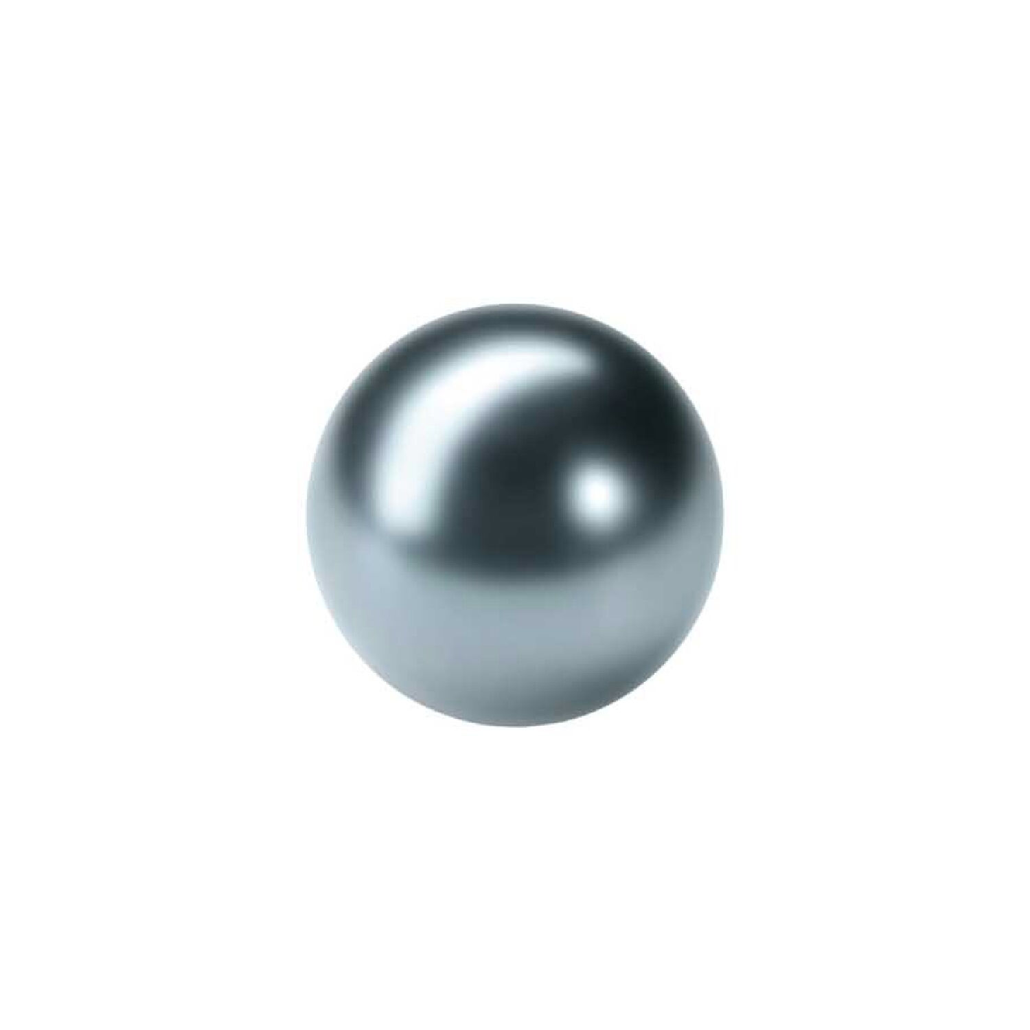 Renaissance Glasperle, rund, 4 mm, 100 Stk, Grau