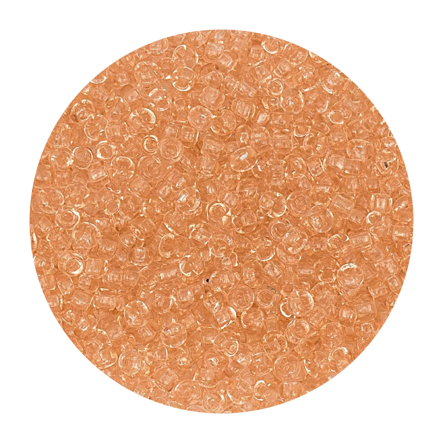 Rocailles-Perlen, 2 mm, 14 g, Pink Transparent