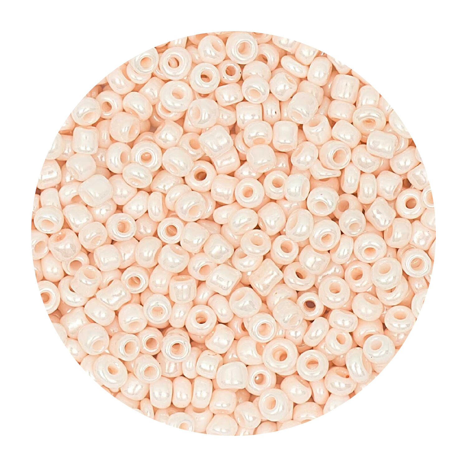 Rocailles-Perlen, 2 mm, 14 g, Beige