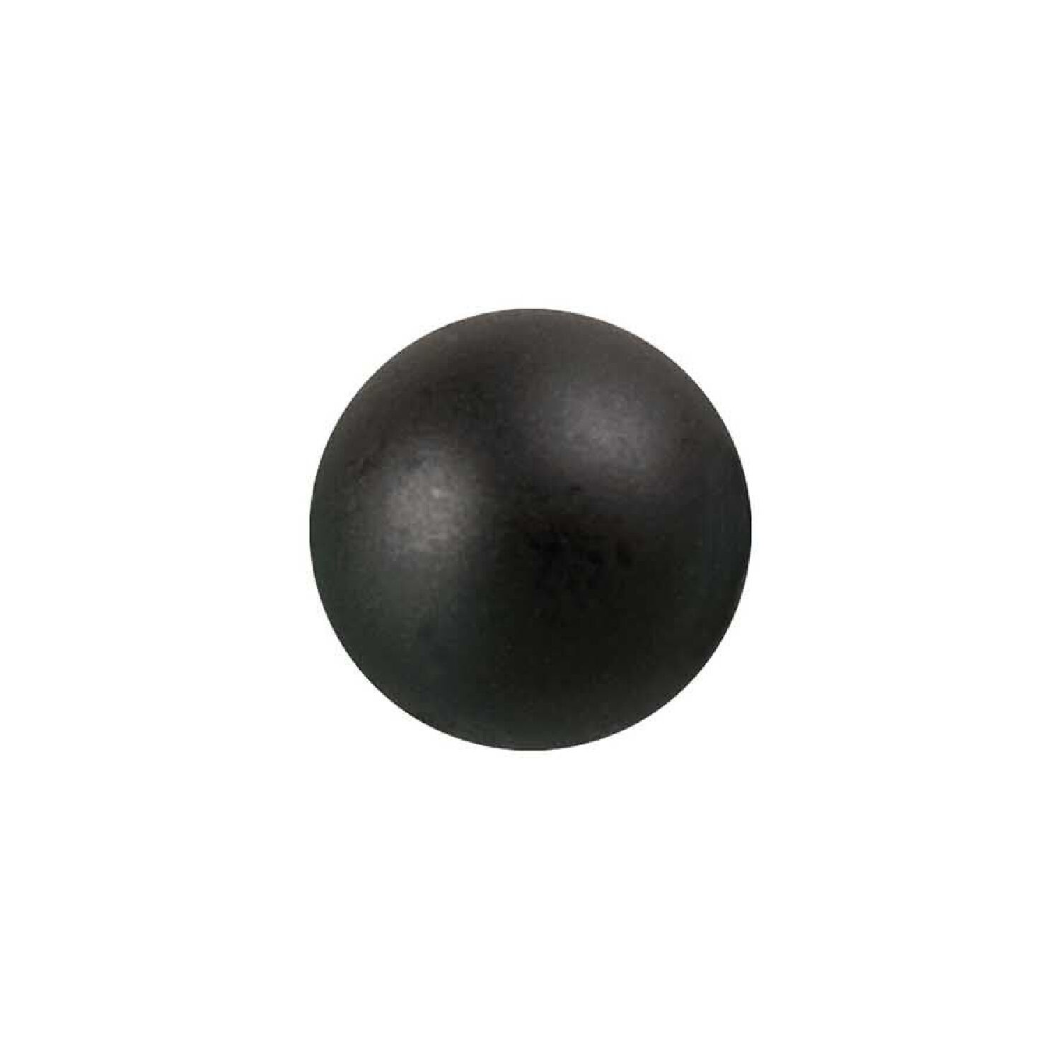 Renaissance Glasperle, rund, 3 mm, 120 Stk, Schwarz Matt