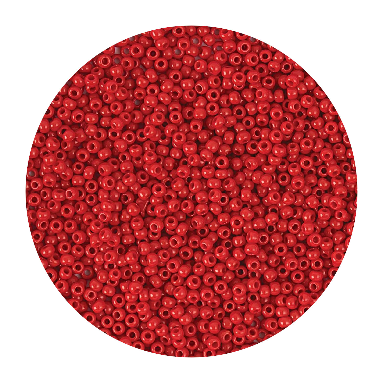 Rocailles-Perlen Itoshii, 2,2 mm, 12 g, Dunkelrot Opak