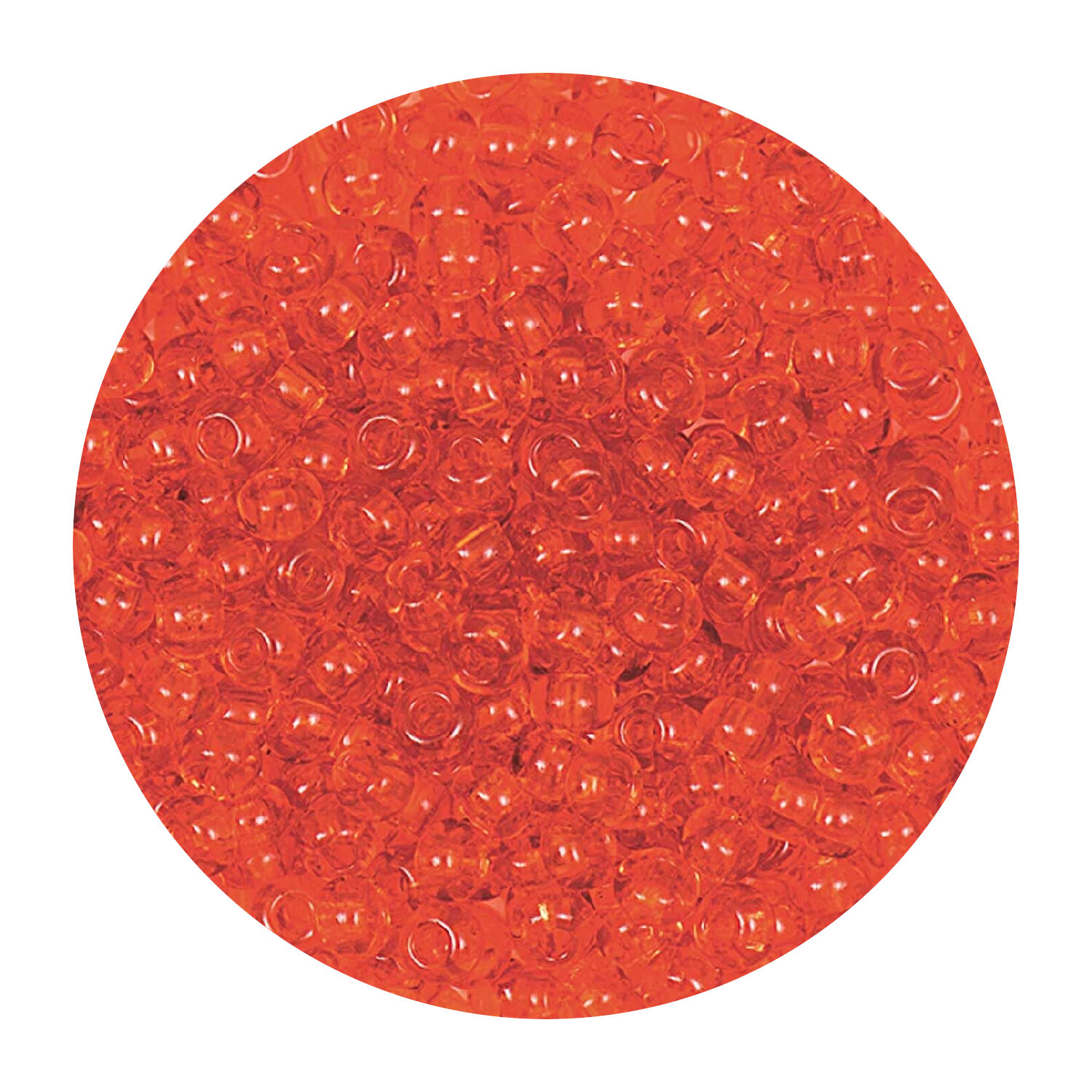 Rocailles-Perlen Itoshii, 2,6 mm, 17 g, Rot Transparent