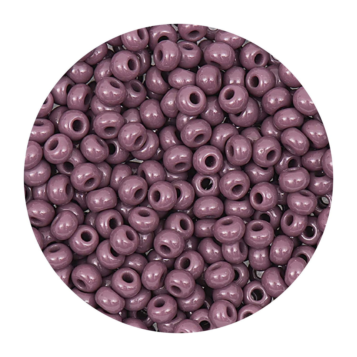 Rocailles-Perlen Itoshii, 2,6 mm, 17 g, Lila Opak