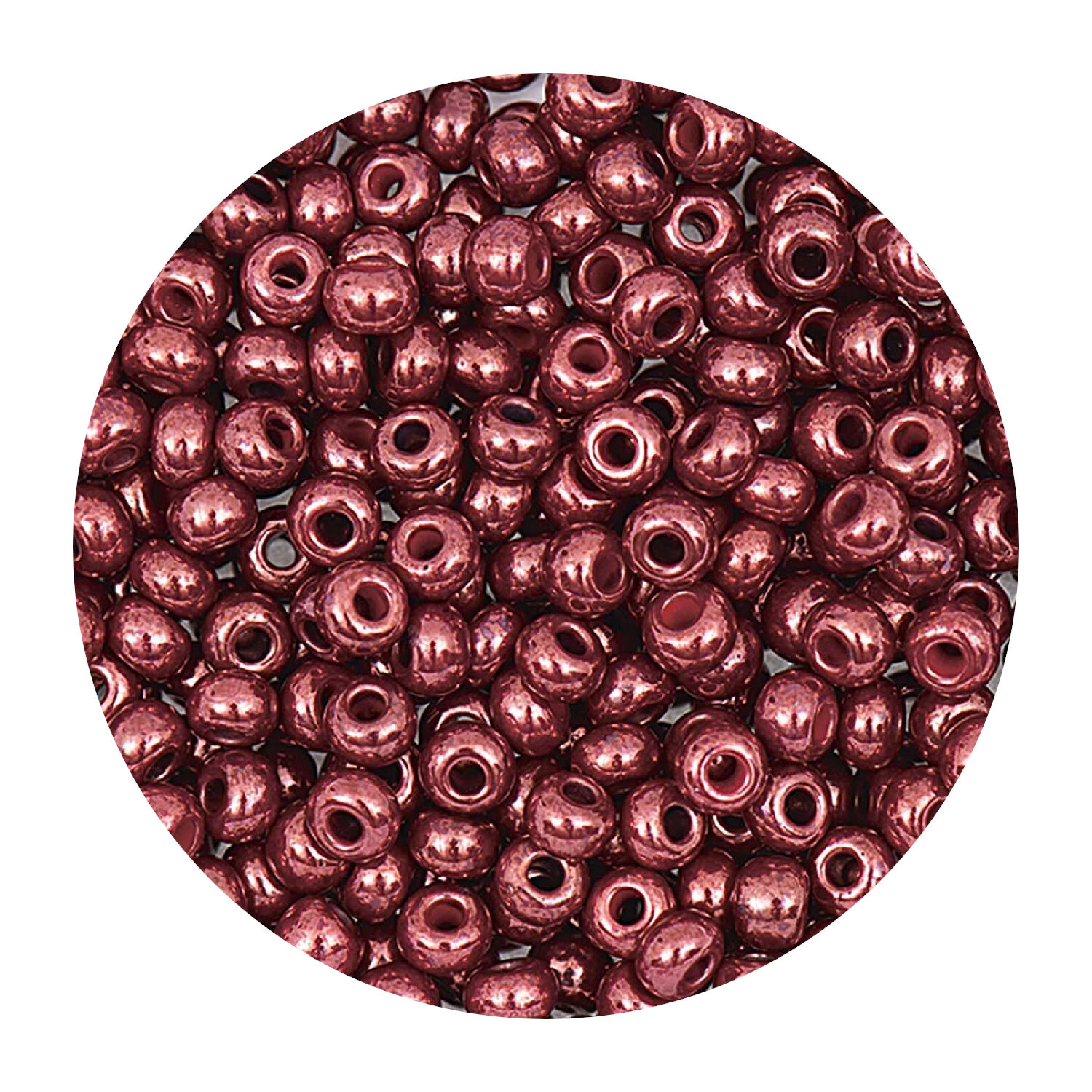 Rocailles-Perlen Itoshii, 2,6 mm, 17 g, Bordeaux Schimmer