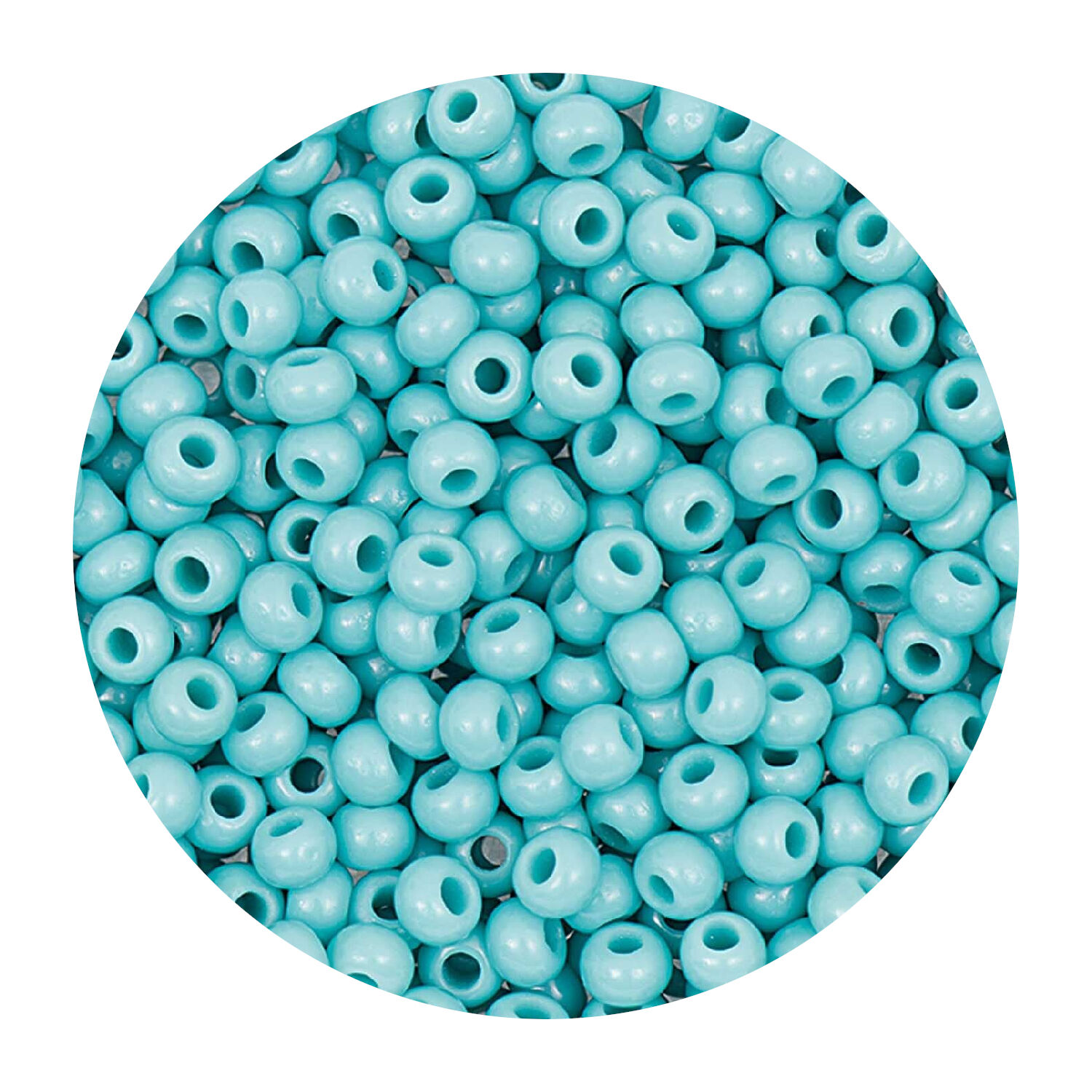 Rocailles-Perlen Itoshii, 2,6 mm, 17 g, Trkis Opak