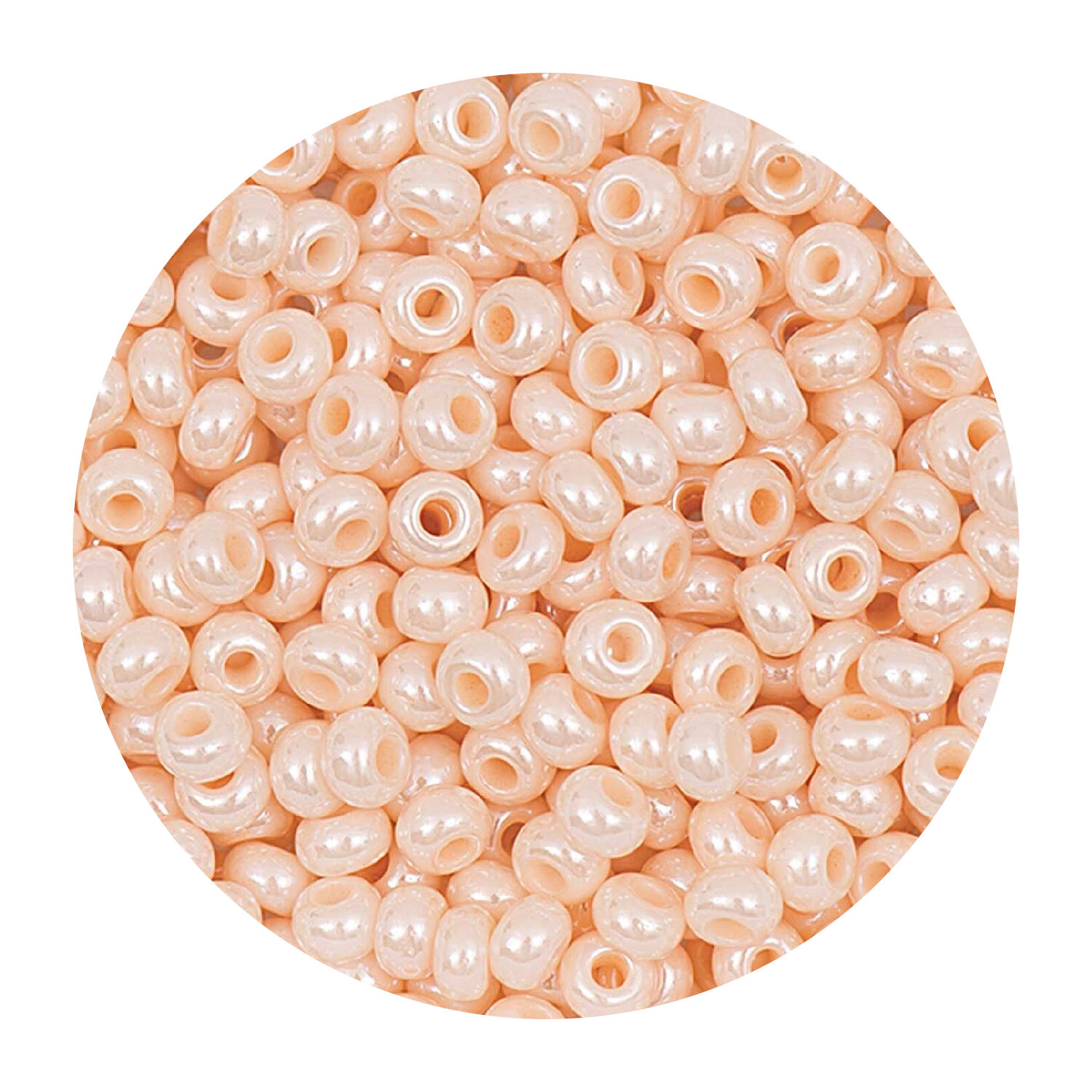 Rocailles-Perlen Itoshii, 2,6 mm, 17 g, Creme Muschel