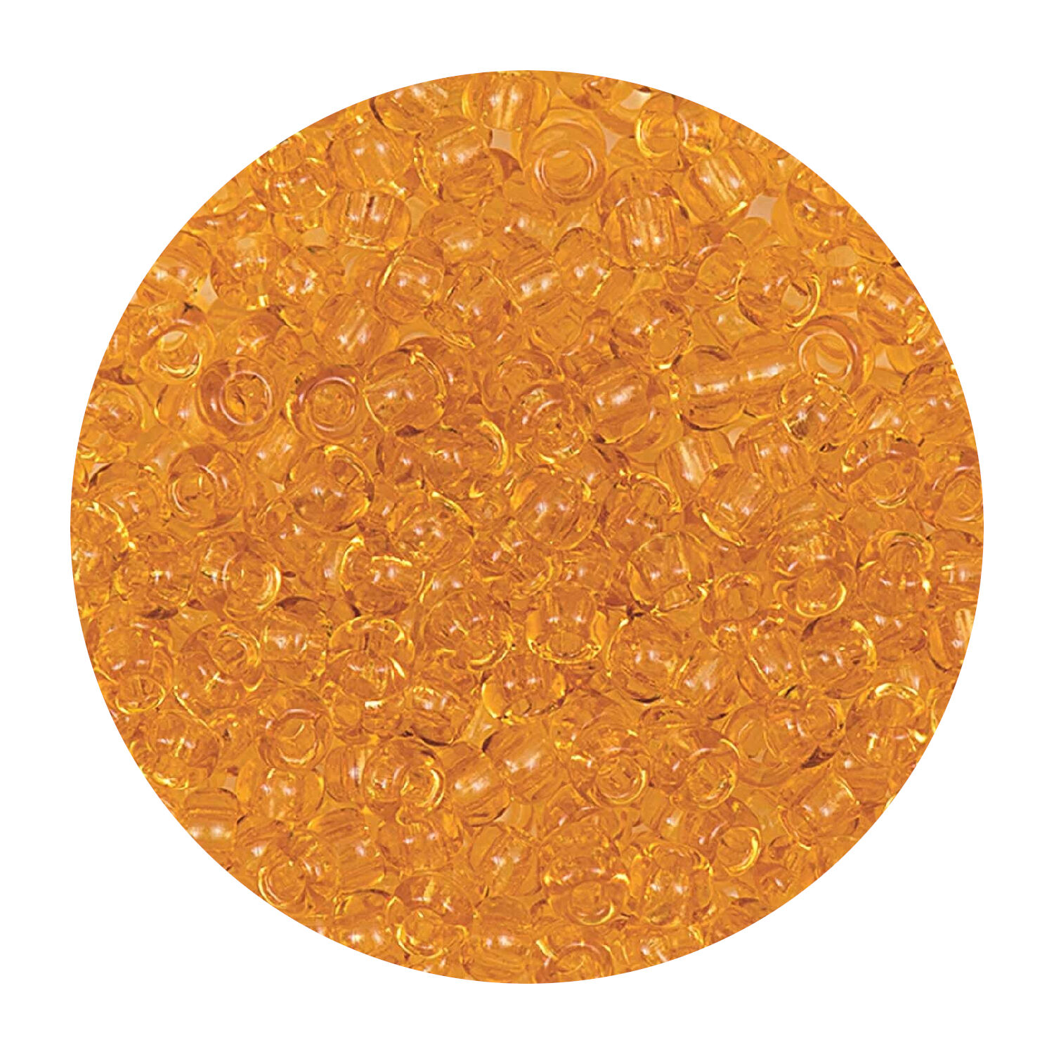 Rocailles-Perlen Itoshii, 2,6 mm, 17 g, Gold Transparent Matt