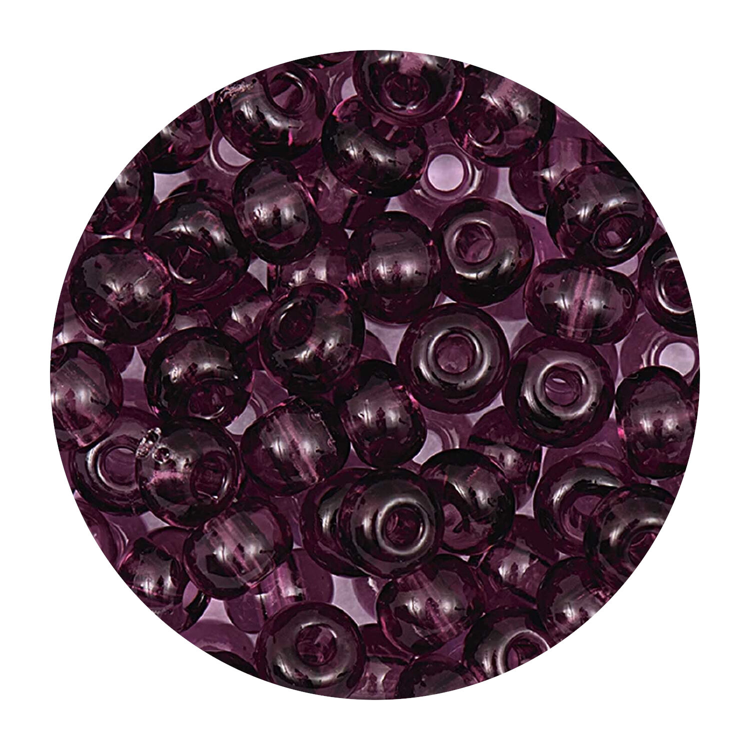 Rocailles-Perlen Itoshii, 2,6 mm, 17 g, Grau Irisierend