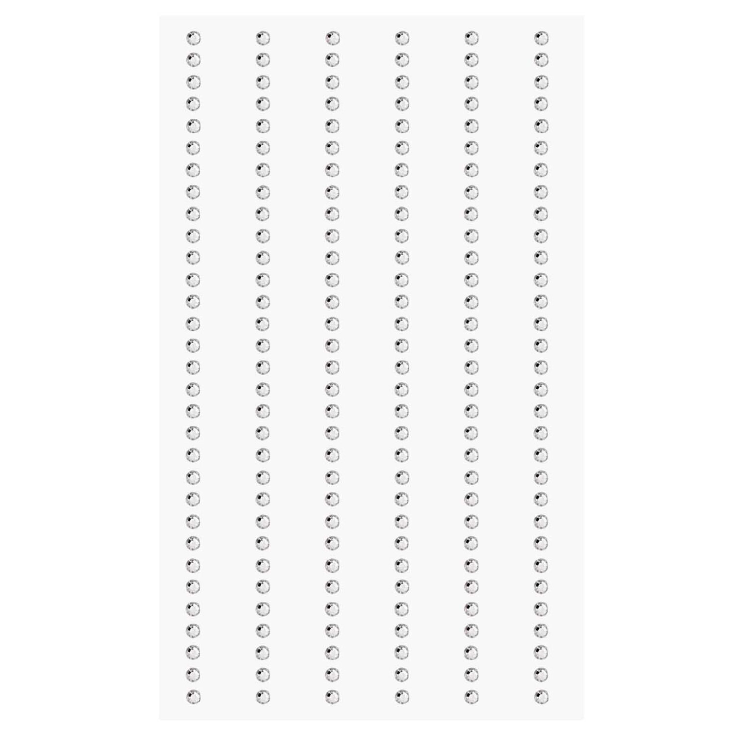 Paper Poetry Strass Sticker, 2 mm, 186 Stck, Crystal