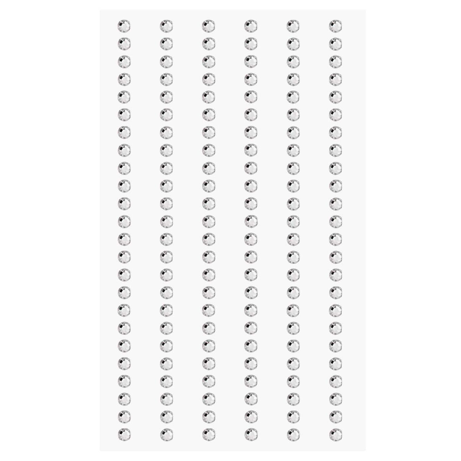Paper Poetry Strass Sticker, 3 mm, 144 Stck, Crystal