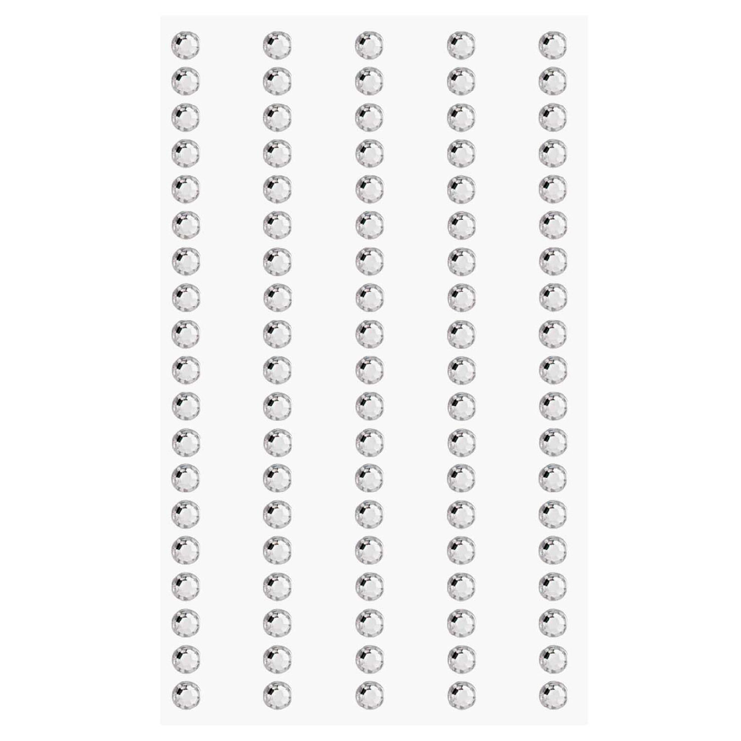 Paper Poetry Strass Sticker, 4 mm, 95 Stck, Crystal