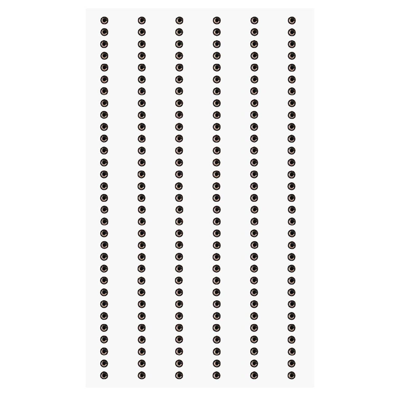 Paper Poetry Strass Sticker, 2 mm, 186 St�ck, Taupe